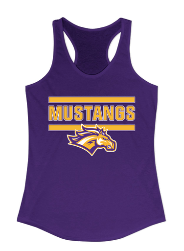 Rolling Meadows Mustangs Mascot #5 Women's Tank Top