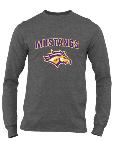 Rolling Meadows Mustangs Mascot #6 Men's Premium LS T-Shirt