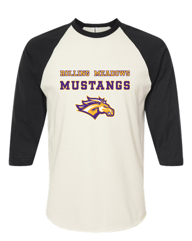 Rolling Meadows Mustangs Spirit Women's Baseball T-Shirt