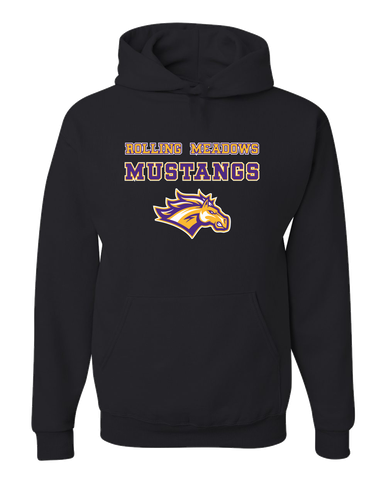 Rolling Meadows Mustangs Spirit Men's Premium Hoodie