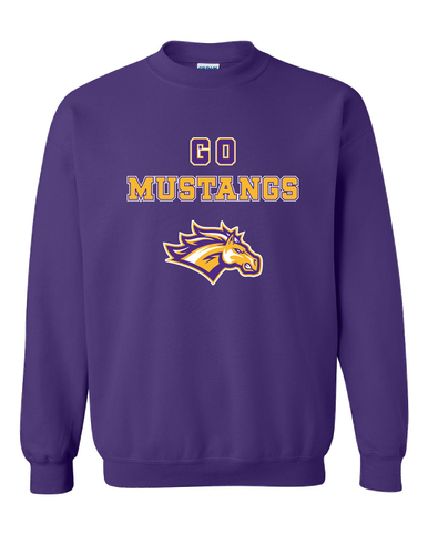 Rolling Meadows Mustangs Go Team Men's Sweatshirt