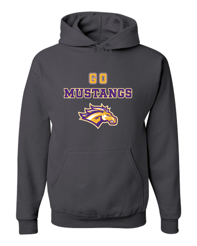 Rolling Meadows Mustangs Go Team Men's Premium Hoodie