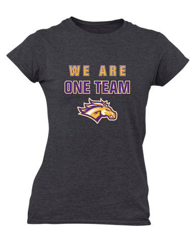 Rolling Meadows Mustangs We Are One Team Women's Premium SS T-Shirt