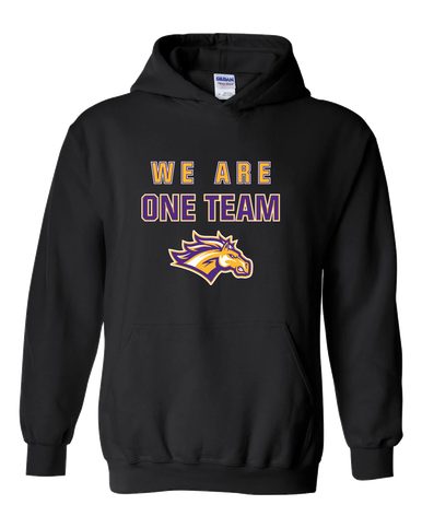Rolling Meadows Mustangs We Are One Team Men's Hoodie
