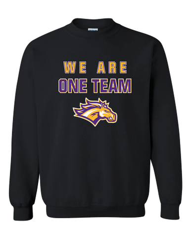 Rolling Meadows Mustangs We Are One Team Men's Sweatshirt