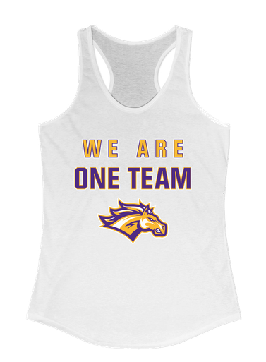 Rolling Meadows Mustangs We Are One Team Women's Tank Top