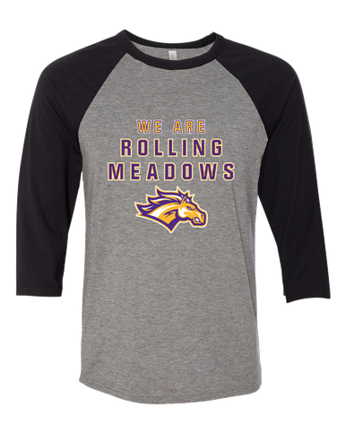 Rolling Meadows Mustangs We Are Women's Baseball T-Shirt