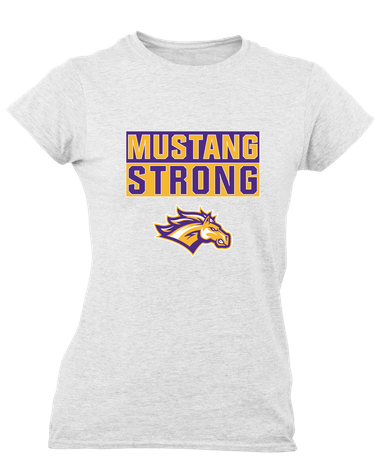 Rolling Meadows Mustangs Strong #1 Women's Premium SS T-Shirt