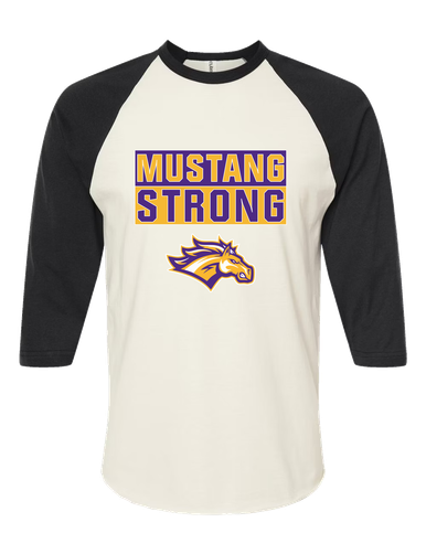 Rolling Meadows Mustangs Strong #1 Women's Baseball T-Shirt