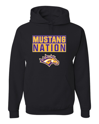 Rolling Meadows Mustangs Nation #1 Men's Premium Hoodie