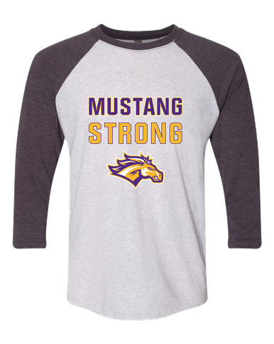 Rolling Meadows Mustangs Strong #2 Women's Baseball T-Shirt