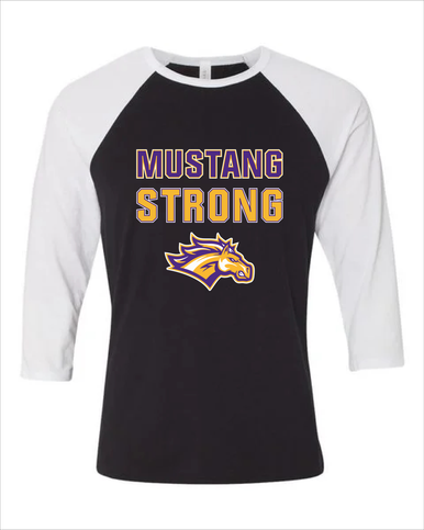 Rolling Meadows Mustangs Strong #2 Men's Baseball T-Shirt