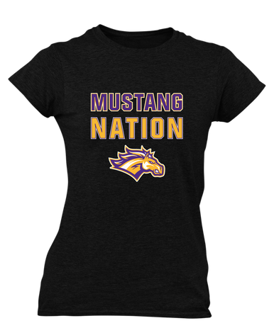 Rolling Meadows Mustangs Nation #2 Women's SS T-Shirt