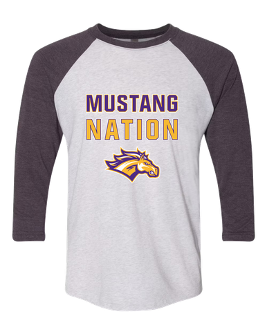 Rolling Meadows Mustangs Nation #2 Men's Baseball T-Shirt