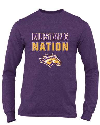 Rolling Meadows Mustangs Nation #2 Men's LS T-Shirt