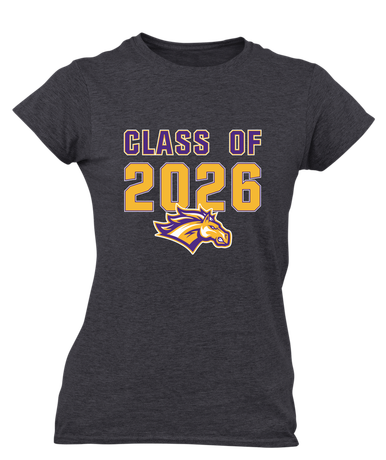 Rolling Meadows Mustangs Class of 2026 Women's Premium SS T-Shirt