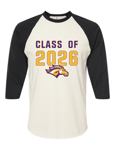 Rolling Meadows Mustangs Class of 2026 Women's Baseball T-Shirt