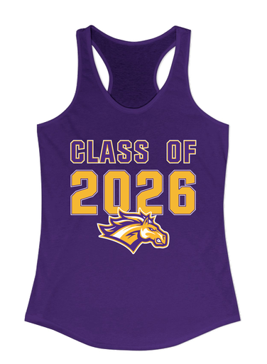 Rolling Meadows Mustangs Class of 2026 Women's Tank Top