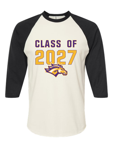 Rolling Meadows Mustangs Class of 2027 Men's Baseball T-Shirt