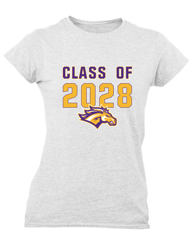 Rolling Meadows Mustangs Class of 2028 Women's SS T-Shirt