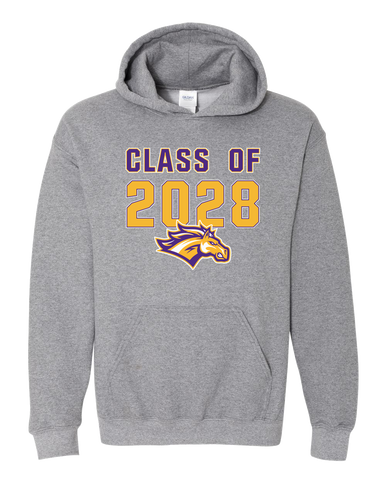 Rolling Meadows Mustangs Class of 2028 Men's Hoodie