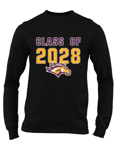 Rolling Meadows Mustangs Class of 2028 Men's Premium LS T-Shirt