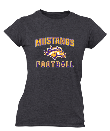 Rolling Meadows Mustangs Football #1 Women's SS T-Shirt