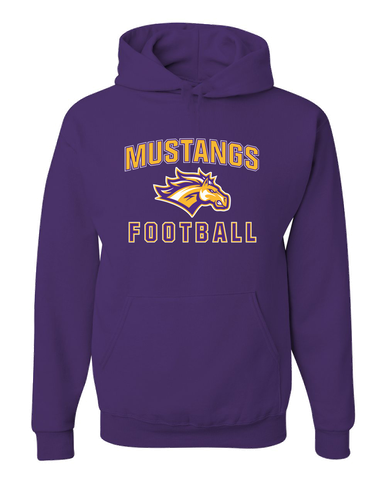 Rolling Meadows Mustangs Football #1 Men's Premium Hoodie