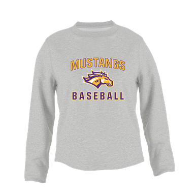 Rolling Meadows Mustangs Baseball #1 Women's Sweatshirt
