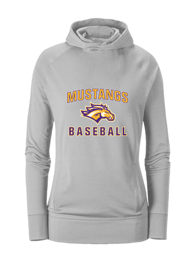 Rolling Meadows Mustangs Baseball #1 Women's Hoodie