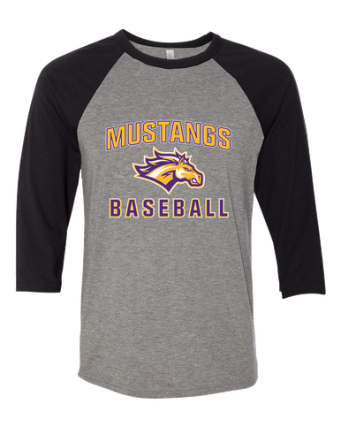 Rolling Meadows Mustangs Baseball #1 Women's Baseball T-Shirt