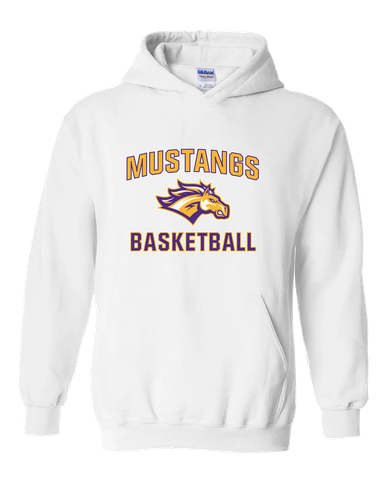 Rolling Meadows Mustangs Basketball #1 Men's Hoodie