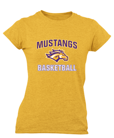 Rolling Meadows Mustangs Basketball #1 Women's Premium SS T-Shirt