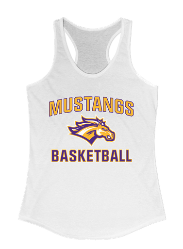 Rolling Meadows Mustangs Basketball #1 Women's Tank Top