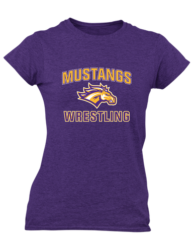 Rolling Meadows Mustangs Wrestling Women's Premium SS T-Shirt