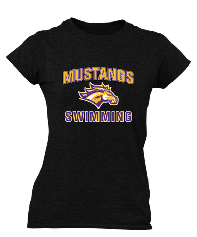 Rolling Meadows Mustangs Swimming Women's SS T-Shirt