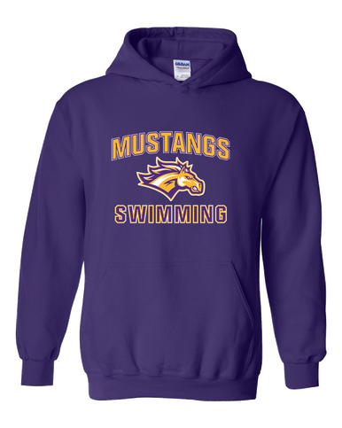 Rolling Meadows Mustangs Swimming Men's Hoodie