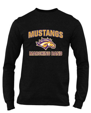 Rolling Meadows Mustangs Marching Band Men's LS T-Shirt