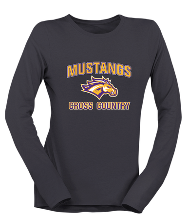 Rolling Meadows Mustangs Cross Country Women's Premium LS T-Shirt