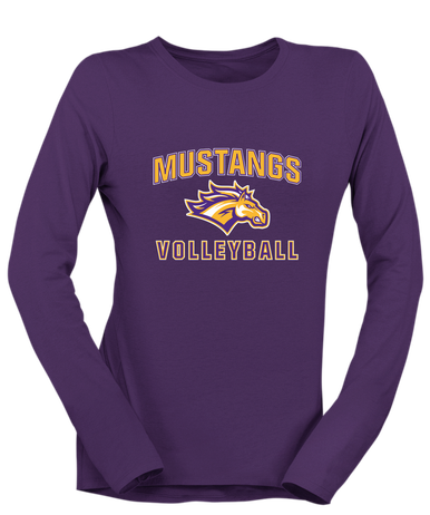 Rolling Meadows Mustangs Volleyball Women's LS T-Shirt