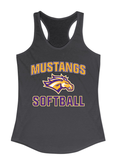 Rolling Meadows Mustangs Softball #1 Women's Tank Top