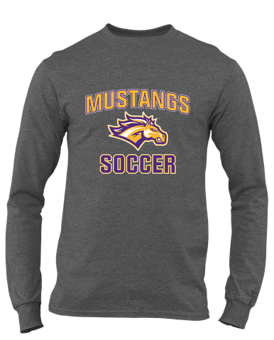 Rolling Meadows Mustangs Soccer #1 Men's Premium LS T-Shirt