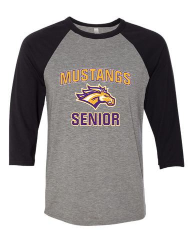 Rolling Meadows Mustangs Senior #1 Women's Baseball T-Shirt