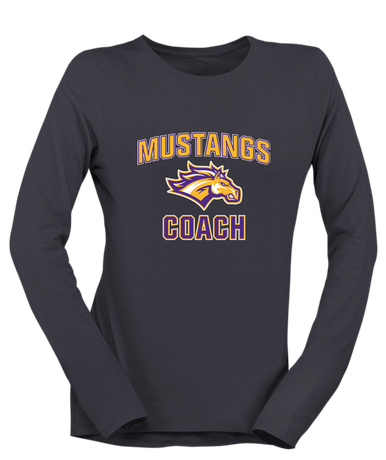 Rolling Meadows Mustangs Coach Women's LS T-Shirt