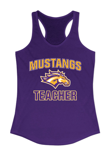 Rolling Meadows Mustangs Teacher Women's Tank Top