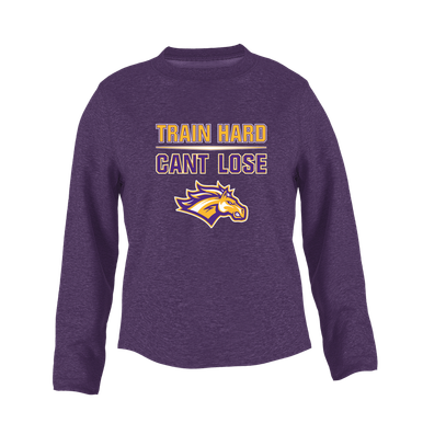 Rolling Meadows Mustangs Train Hard, Can't Lose Women's Sweatshirt