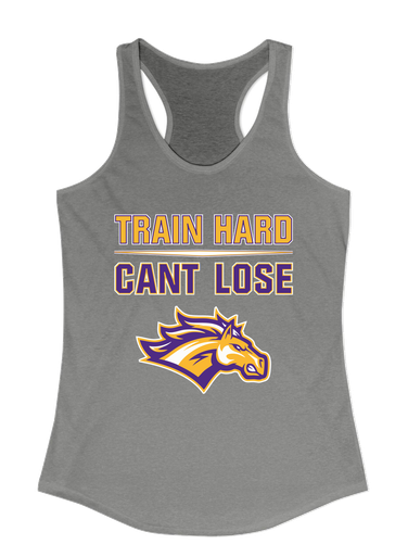 Rolling Meadows Mustangs Train Hard, Can't Lose Women's Tank Top