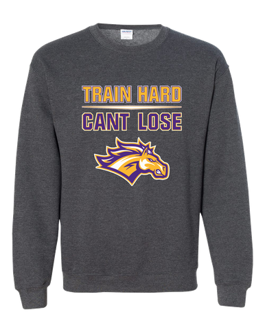 Rolling Meadows Mustangs Train Hard, Can't Lose Men's Sweatshirt