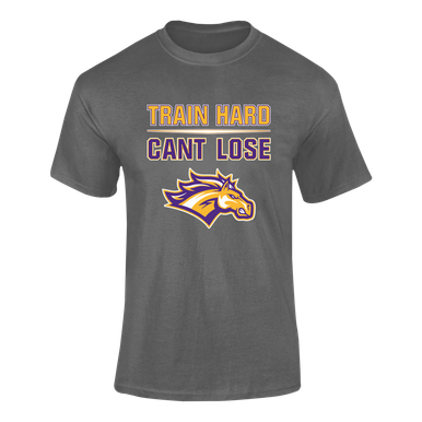 Rolling Meadows Mustangs Train Hard, Can't Lose Men's SS T-Shirt