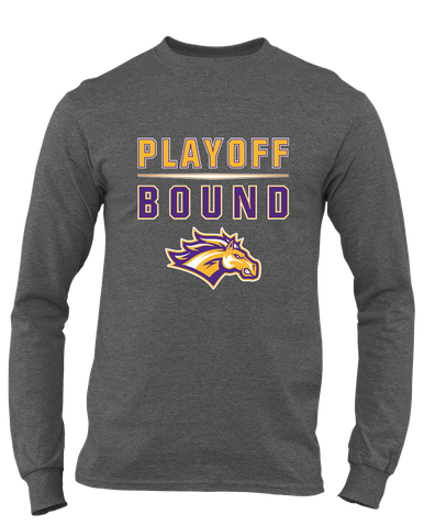 Rolling Meadows Mustangs Playoff Bound Men's Premium LS T-Shirt